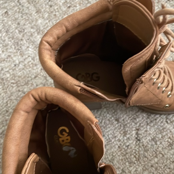 Guess Jaydyn High Heel Platform Combat Boots - Picture 4 of 13